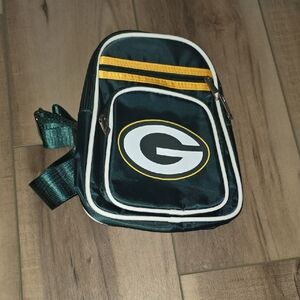 NFL Green Bay Packers Green and Yellow Crossbody Bag